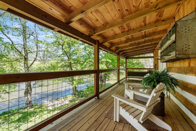 7539 W Old Highway 73, Townsend, TN 37882 - view of wooden terrace