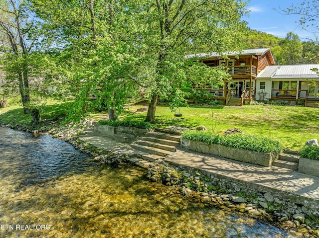 7539 W Old Highway 73, Townsend, TN 37882 - view of grassy yard featuring a deck