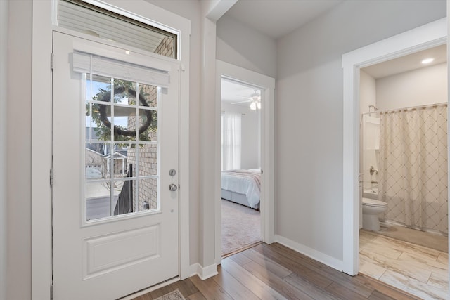 1081 Pebble Run Rd, Hendersonville, TN 37075 - entrance foyer featuring baseboards and wood finished floors