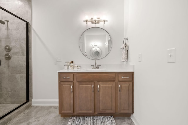 4049 Sadie Grace Way NW, Clarksville, TN 37042 - bathroom with a shower stall and vanity