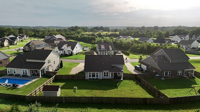 511 Oakvale Ln, Mount Juliet, TN 37122 - aerial view of residential area featuring a pool