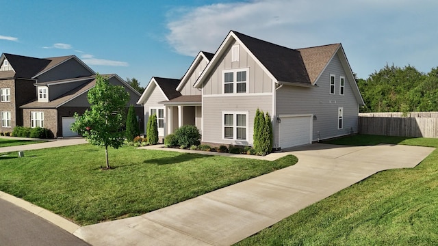 511 Oakvale Ln, Mount Juliet, TN 37122 - view of front facade with board and batten siding, a garage, and concrete driveway