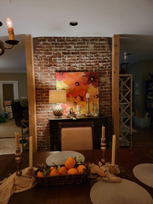 315 Gun Club Rd, Nashville, TN 37205 - living room featuring crown molding and wood finished floors