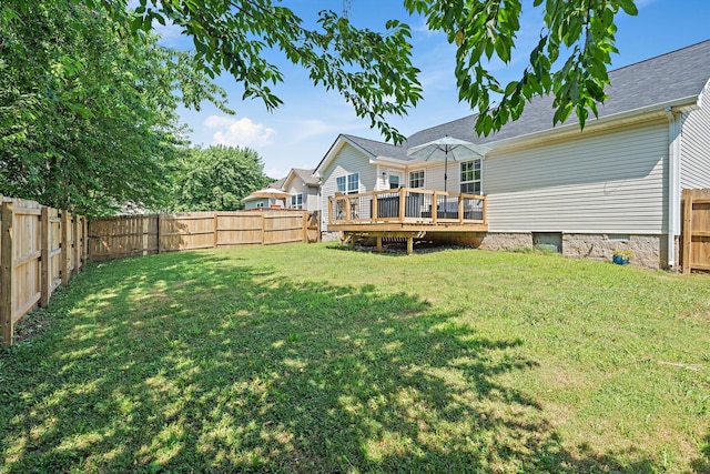 508 Oakmont Dr, Clarksville, TN 37042 - rear view of property featuring a fenced backyard and a wooden deck