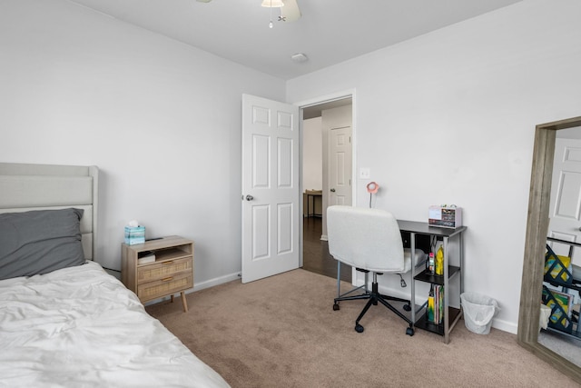 508 Oakmont Dr, Clarksville, TN 37042 - carpeted bedroom featuring baseboards and ceiling fan
