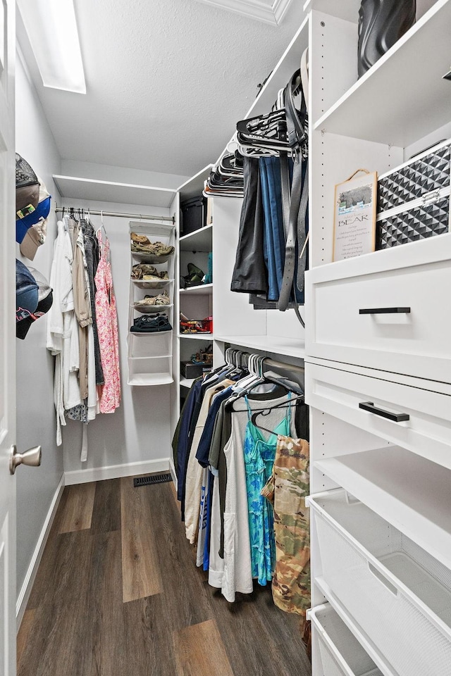 508 Oakmont Dr, Clarksville, TN 37042 - spacious closet featuring wood finished floors