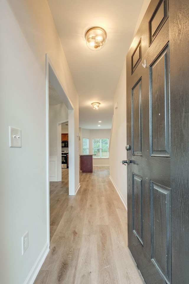 317 Sarava Ln, Smyrna, TN 37167 - foyer entrance with light wood-style floors and baseboards