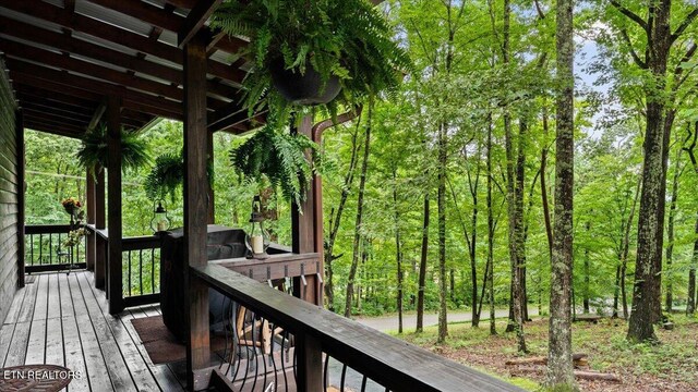 573 Hilltop Dr, Jacksboro, TN 37757 - view of deck