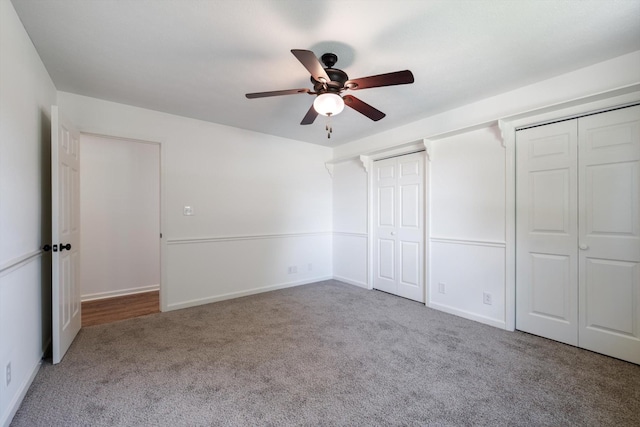 2746 Kinneys Rd, Cedar Hill, TN 37032 - unfurnished bedroom featuring carpet floors and ceiling fan