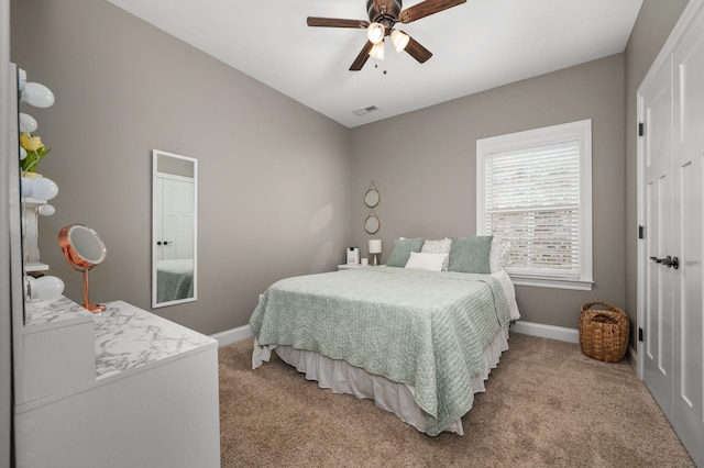 319 Edna May Dr, Murfreesboro, TN 37128 - bedroom with light carpet and ceiling fan