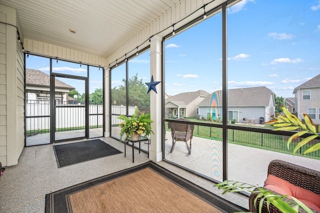 319 Edna May Dr, Murfreesboro, TN 37128 - unfurnished sunroom with a residential view