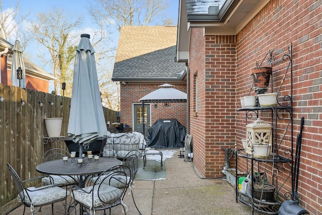 314 W 6th St, Columbia, TN 38401 - view of patio / terrace featuring grilling area and outdoor dining area