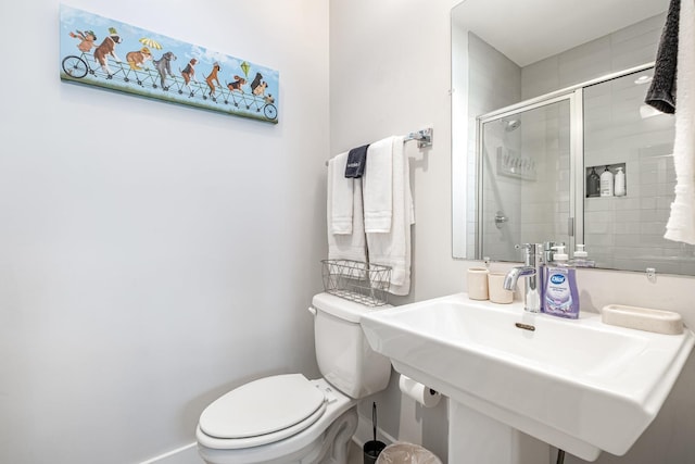 2910 Felicia St Unit 1, Nashville, TN 37209 - full bathroom featuring toilet and a shower stall