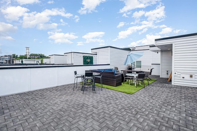 2910 Felicia St Unit 1, Nashville, TN 37209 - view of patio featuring outdoor dining area and an outdoor hangout area
