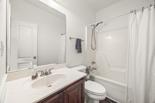 516 Delacy Dr, Fairview, TN 37062 - full bathroom with vanity and shower / bath combination with curtain