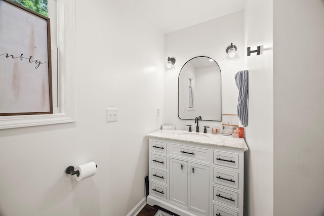 516 Delacy Dr, Fairview, TN 37062 - bathroom featuring vanity and baseboards