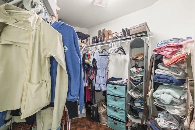 516 Delacy Dr, Fairview, TN 37062 - walk in closet featuring wood finished floors