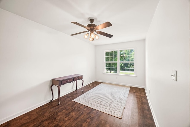 516 Delacy Dr, Fairview, TN 37062 - unfurnished room featuring wood finished floors and ceiling fan