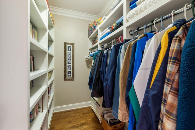 1731 Hudson Rd, Madison, TN 37115 - walk in closet featuring wood finished floors