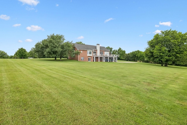 1731 Hudson Rd, Madison, TN 37115 - view of grassy yard featuring a deck