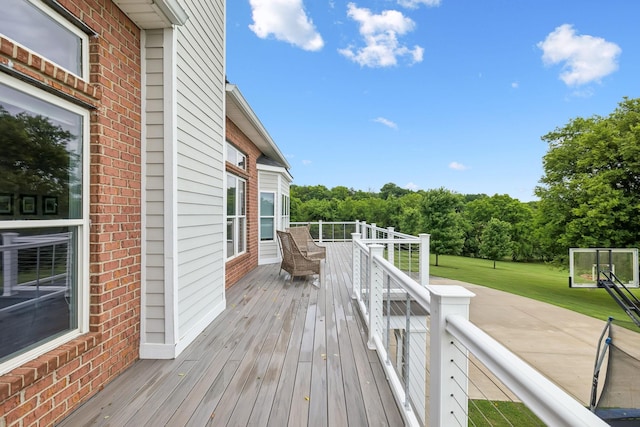 1731 Hudson Rd, Madison, TN 37115 - wooden deck featuring a yard