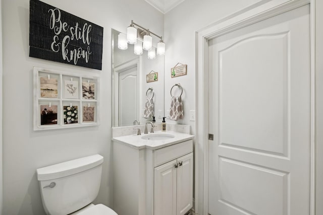 1731 Hudson Rd, Madison, TN 37115 - half bath with vanity and ornamental molding