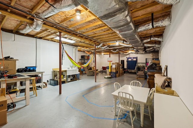 1731 Hudson Rd, Madison, TN 37115 - view of unfinished basement