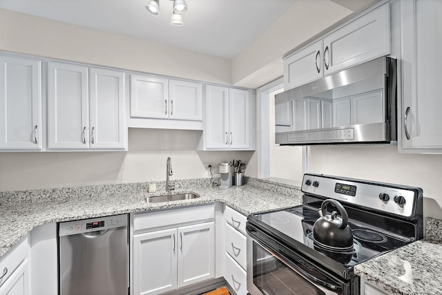 2116 Hobbs Rd Unit K2, Nashville, TN 37215 - kitchen featuring stainless steel appliances, white cabinetry, and light stone counters