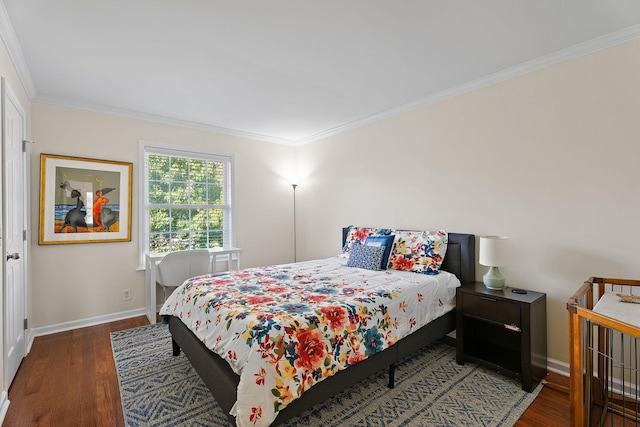2116 Hobbs Rd Unit K2, Nashville, TN 37215 - bedroom with wood finished floors and crown molding