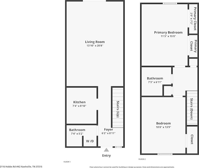 2116 Hobbs Rd Unit K2, Nashville, TN 37215 - view of home floor plan