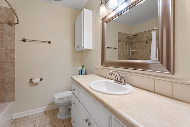 2116 Hobbs Rd Unit K2, Nashville, TN 37215 - bathroom with vanity, tile patterned flooring, and shower / washtub combination