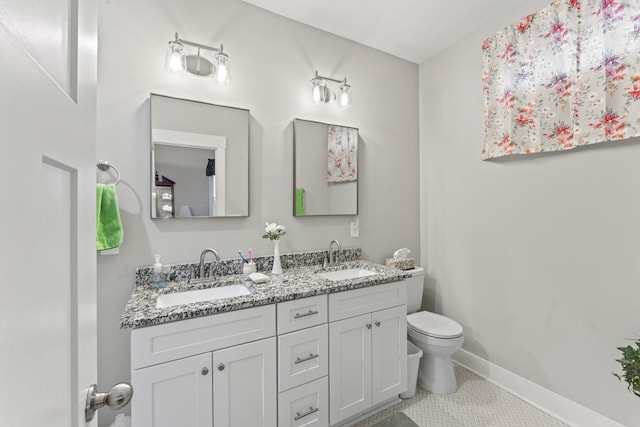 506 Bill Fuson Rd, Mcminnville, TN 37110 - bathroom with double vanity and tile patterned flooring