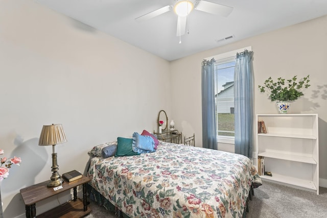 506 Bill Fuson Rd, Mcminnville, TN 37110 - bedroom with carpet flooring and a ceiling fan