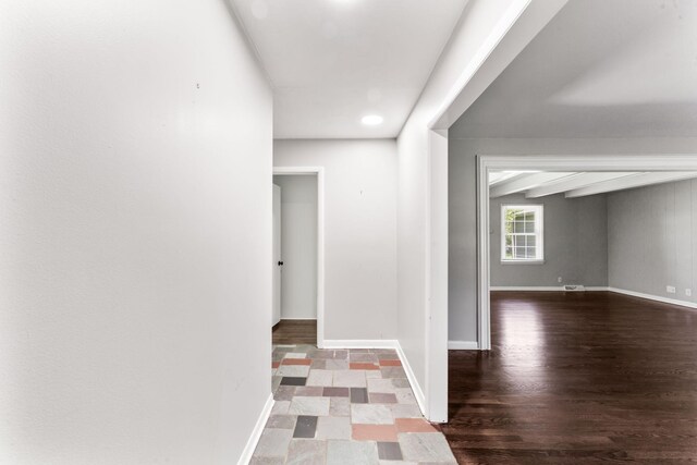 1006 Houston Dr, Murfreesboro, TN 37130 - corridor with baseboards and wood finished floors