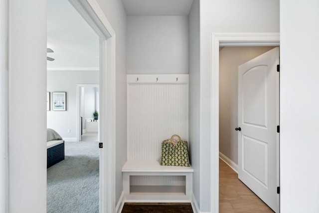 5123 Vinnie Dell Dr, Chapel Hill, TN 37034 - mudroom with baseboards and wood finished floors