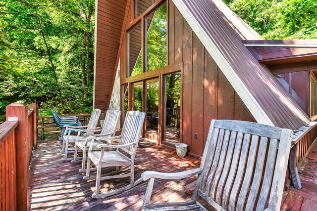 1530 Zurich Rd, Gatlinburg, TN 37738 - view of wooden deck