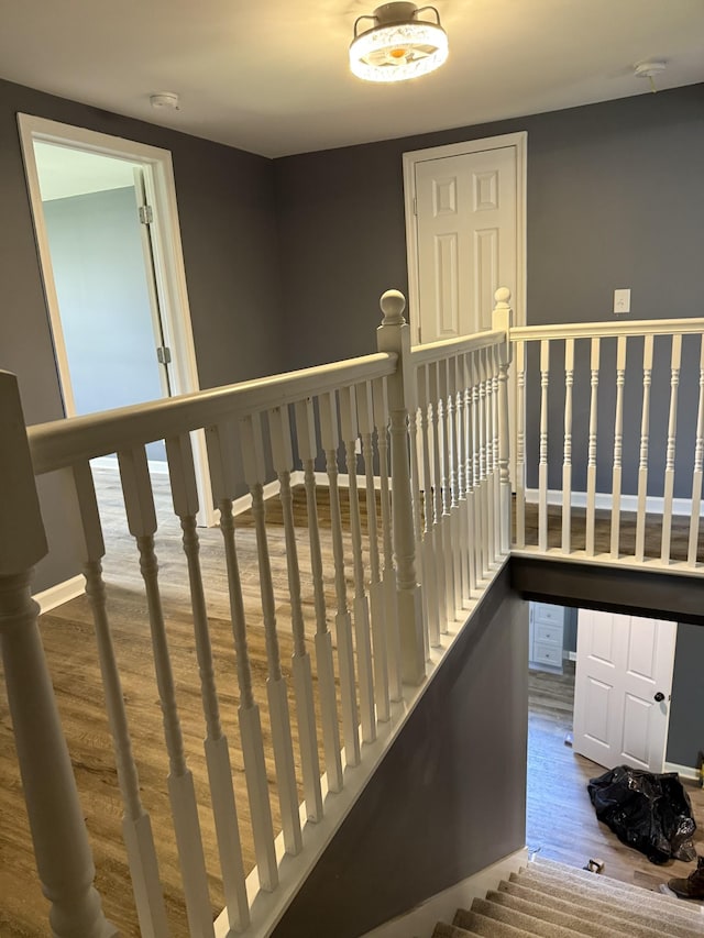 975 Witcher Hollow Rd, Red Boiling Springs, TN 37150 - staircase with wood finished floors