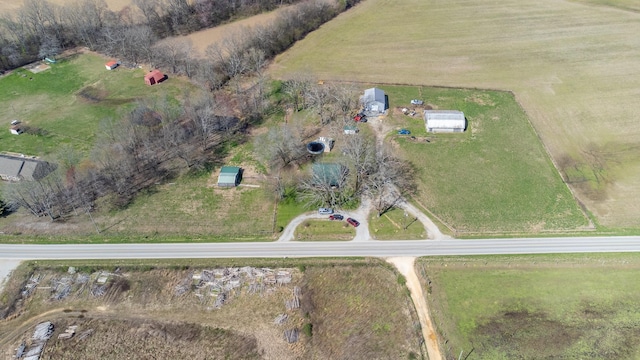 135 Campbellsville Pike, Ethridge, TN 38456 - aerial view of property's location with rural landscape