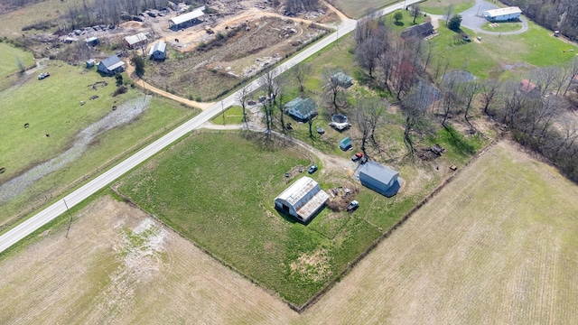 135 Campbellsville Pike, Ethridge, TN 38456 - aerial view of property's location with rural landscape