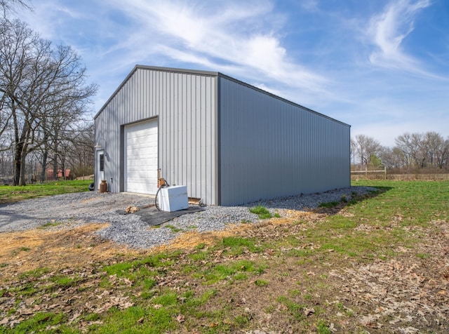 135 Campbellsville Pike, Ethridge, TN 38456 - view of outbuilding with gravel driveway