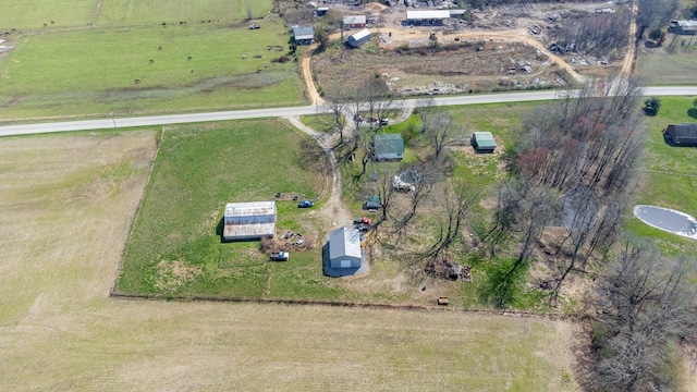 135 Campbellsville Pike, Ethridge, TN 38456 - aerial view of property and surrounding area with rural landscape