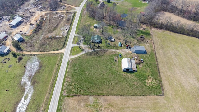 135 Campbellsville Pike, Ethridge, TN 38456 - aerial view of property's location featuring rural landscape