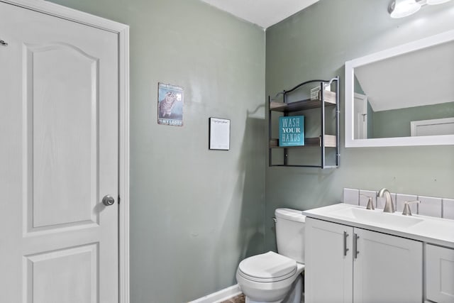 1386 Bruceton Dr, Clarksville, TN 37042 - half bathroom featuring vanity and toilet