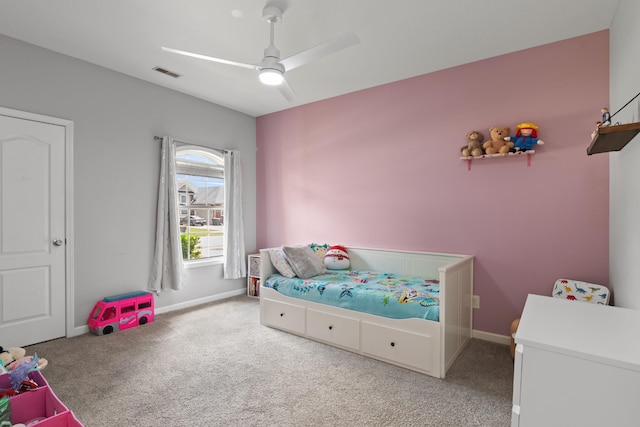 1386 Bruceton Dr, Clarksville, TN 37042 - bedroom featuring carpet flooring and a ceiling fan