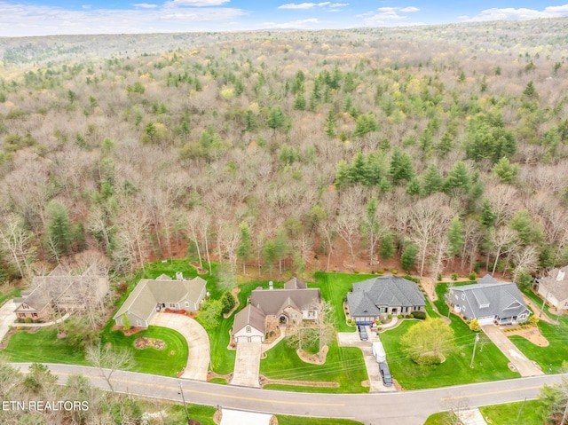 187 Forest View Dr, Crossville, TN 38558 - aerial perspective of suburban area with a forest