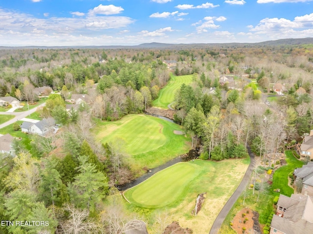 187 Forest View Dr, Crossville, TN 38558 - aerial perspective of suburban area with a local golf course