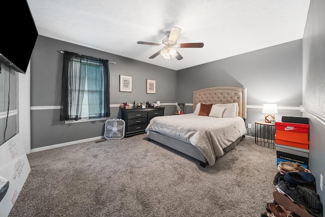 105 Gammons Ln, Lafayette, TN 37083 - bedroom with carpet and a ceiling fan