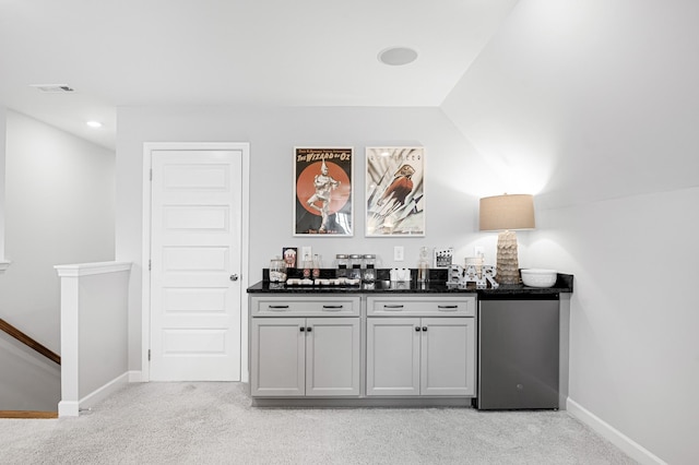2636 Bramblewood Ln, Thompsons Station, TN 37179 - indoor wet bar with light carpet and baseboards