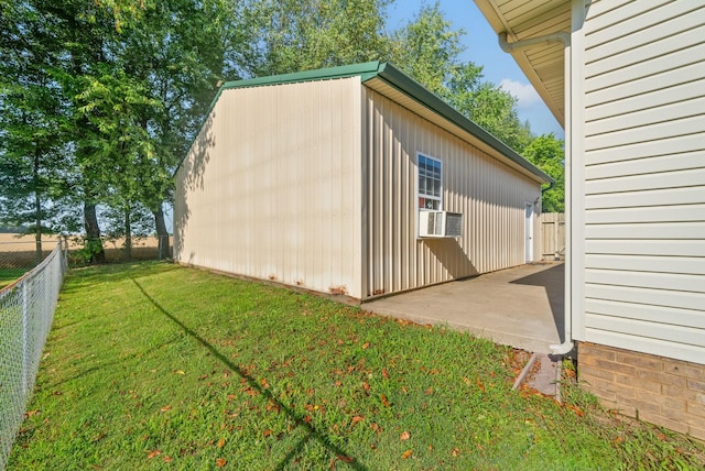 3230 S Senseney Cir, Clarksville, TN 37042 - view of outbuilding with a fenced backyard and cooling unit