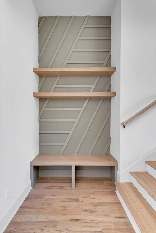 419 Acklen Park Dr, Nashville, TN 37205 - mudroom with wood finished floors and baseboards